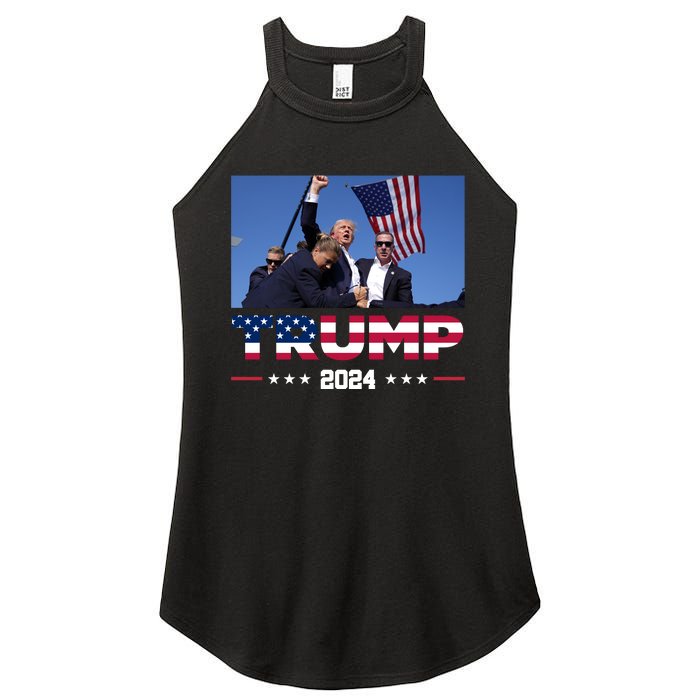 Donald Trump 2024 Survived Shot At Pennsylvania Rally You Best Not Miss Women's Perfect Tri Rocker Tank