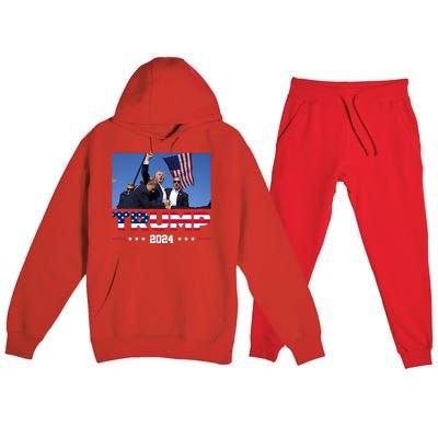 Donald Trump 2024 Survived Shot At Pennsylvania Rally You Best Not Miss Premium Hooded Sweatsuit Set