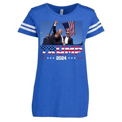 Donald Trump 2024 Survived Shot At Pennsylvania Rally You Best Not Miss Enza Ladies Jersey Football T-Shirt