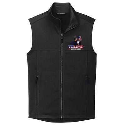 Donald Trump 2024 Missed Me Survived Shot At Election Collective Smooth Fleece Vest