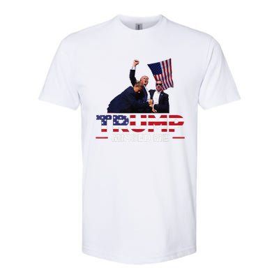 Donald Trump 2024 Missed Me Survived Shot At Election Softstyle® CVC T-Shirt