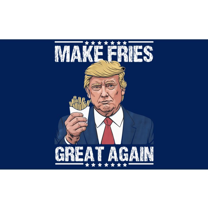 Donald Trump 2024 French Fry Make French Fries Great Again Bumper Sticker