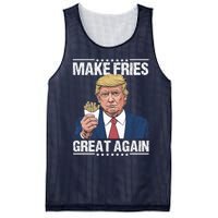 Donald Trump 2024 French Fry Make French Fries Great Again Mesh Reversible Basketball Jersey Tank