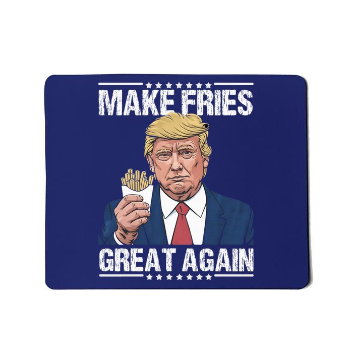 Donald Trump 2024 French Fry Make French Fries Great Again Mousepad