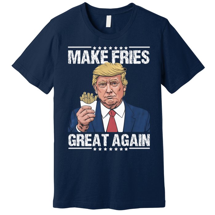 Donald Trump 2024 French Fry Make French Fries Great Again Premium T-Shirt