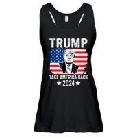 Donald Trump 2024 Take America Back Donald Trump 2024 Ladies Essential Flowy Tank