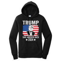 Donald Trump 2024 Take America Back Donald Trump 2024 Women's Pullover Hoodie