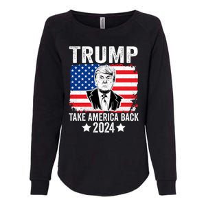 Donald Trump 2024 Take America Back Donald Trump 2024 Womens California Wash Sweatshirt