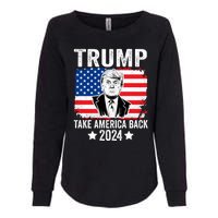 Donald Trump 2024 Take America Back Donald Trump 2024 Womens California Wash Sweatshirt