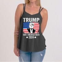 Donald Trump 2024 Take America Back Donald Trump 2024 Women's Strappy Tank