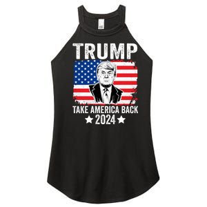 Donald Trump 2024 Take America Back Donald Trump 2024 Women's Perfect Tri Rocker Tank