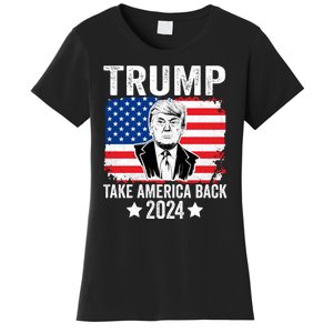 Donald Trump 2024 Take America Back Donald Trump 2024 Women's T-Shirt