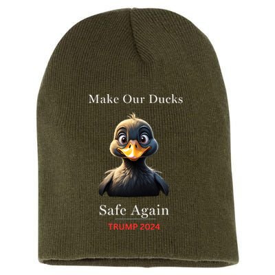 Donald Trump 2024 Funny Duck Conservative Maga Short Acrylic Beanie