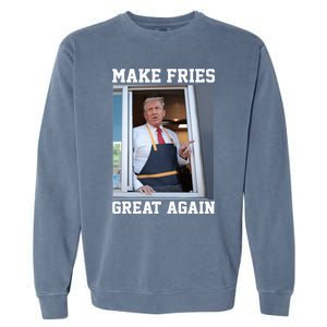 Donald Trump 2024 French Fry Make French Fries Great Again Garment-Dyed Sweatshirt