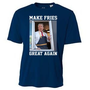 Donald Trump 2024 French Fry Make French Fries Great Again Cooling Performance Crew T-Shirt