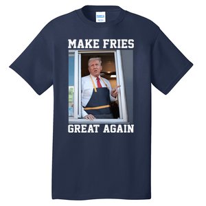 Donald Trump 2024 French Fry Make French Fries Great Again Tall T-Shirt