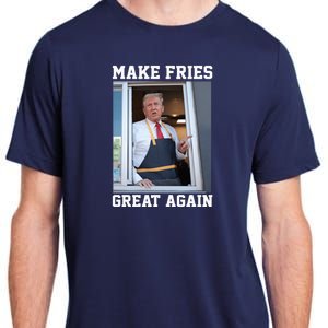 Donald Trump 2024 French Fry Make French Fries Great Again Adult ChromaSoft Performance T-Shirt