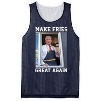 Donald Trump 2024 French Fry Make French Fries Great Again Mesh Reversible Basketball Jersey Tank