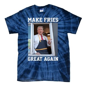 Donald Trump 2024 French Fry Make French Fries Great Again Tie-Dye T-Shirt