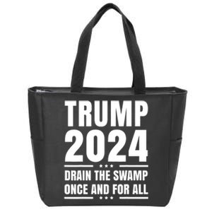 Donald Trump 2024 Take America Back Election The Return Zip Tote Bag