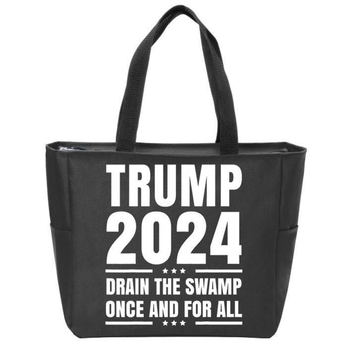 Donald Trump 2024 Take America Back Election The Return Zip Tote Bag