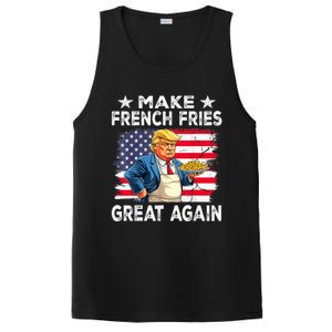 Donald Trump 2024 French Fry Make French Fries Great Again PosiCharge Competitor Tank