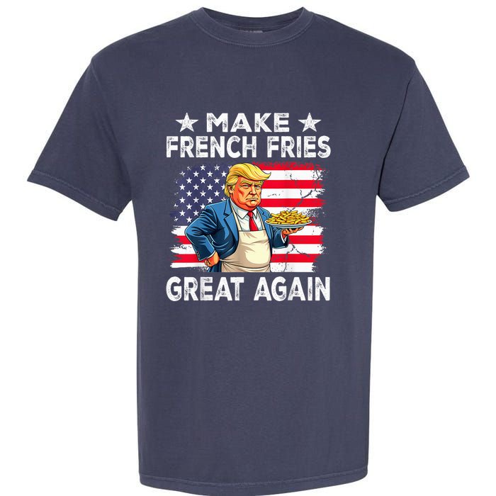 Donald Trump 2024 French Fry Make French Fries Great Again Garment-Dyed Heavyweight T-Shirt