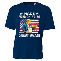 Donald Trump 2024 French Fry Make French Fries Great Again Cooling Performance Crew T-Shirt