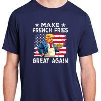 Donald Trump 2024 French Fry Make French Fries Great Again Adult ChromaSoft Performance T-Shirt