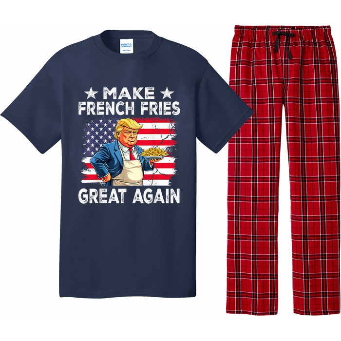 Donald Trump 2024 French Fry Make French Fries Great Again Pajama Set