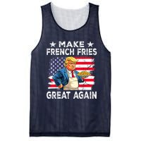 Donald Trump 2024 French Fry Make French Fries Great Again Mesh Reversible Basketball Jersey Tank