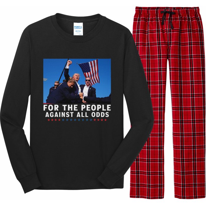 Donald Trump 2024 People Champion Long Sleeve Pajama Set