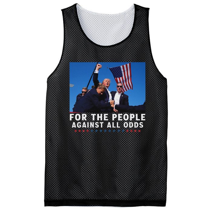 Donald Trump 2024 People Champion Mesh Reversible Basketball Jersey Tank