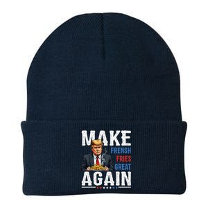 Donald Trump 2024 French Fry Make French Fries Great Again Knit Cap Winter Beanie