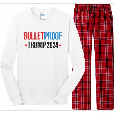 Donald Trump 2024 God Bless President Trump Summer Gifts Long Sleeve Pajama Set