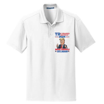 Donald Trump 2024 Re Election Make Liberals Cry Again Women Men Dry Zone Grid Polo