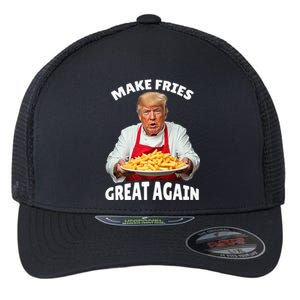 Donald Trump 2024 French Fry Make French Fries Great Again Flexfit Unipanel Trucker Cap