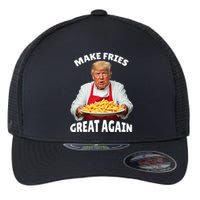 Donald Trump 2024 French Fry Make French Fries Great Again Flexfit Unipanel Trucker Cap