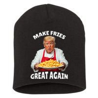 Donald Trump 2024 French Fry Make French Fries Great Again Short Acrylic Beanie