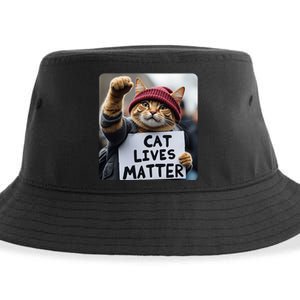 Donald Trump 2024 Cats Cat Lives Matter Trump Sustainable Bucket Hat