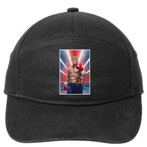 Donald Trump 2024 Election Fighter Boxing Gloves Fight 7-Panel Snapback Hat