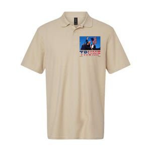 Donald Trump 2024 WonT Be Stopped Softstyle Adult Sport Polo