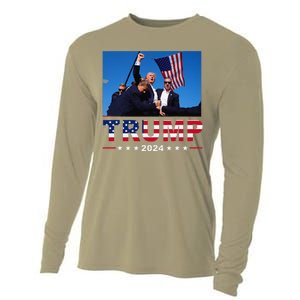 Donald Trump 2024 WonT Be Stopped Cooling Performance Long Sleeve Crew