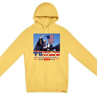 Donald Trump 2024 Survived Shot At Election Rally Usa Premium Pullover Hoodie