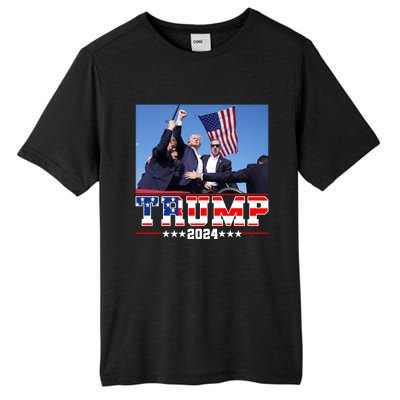 Donald Trump 2024 Survived Shot At Election Rally Usa Tall Fusion ChromaSoft Performance T-Shirt