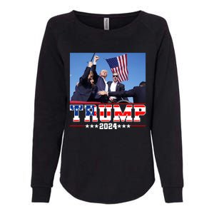 Donald Trump 2024 Survived Shot At Election Rally Usa Womens California Wash Sweatshirt