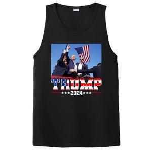 Donald Trump 2024 Survived Shot At Election Rally Usa PosiCharge Competitor Tank