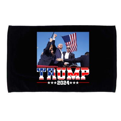 Donald Trump 2024 Survived Shot At Election Rally Usa Microfiber Hand Towel