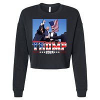 Donald Trump 2024 Survived Shot At Election Rally Usa Cropped Pullover Crew