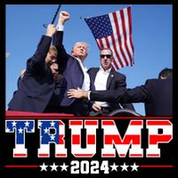 Donald Trump 2024 Survived Shot At Election Rally Usa Cropped Pullover Crew